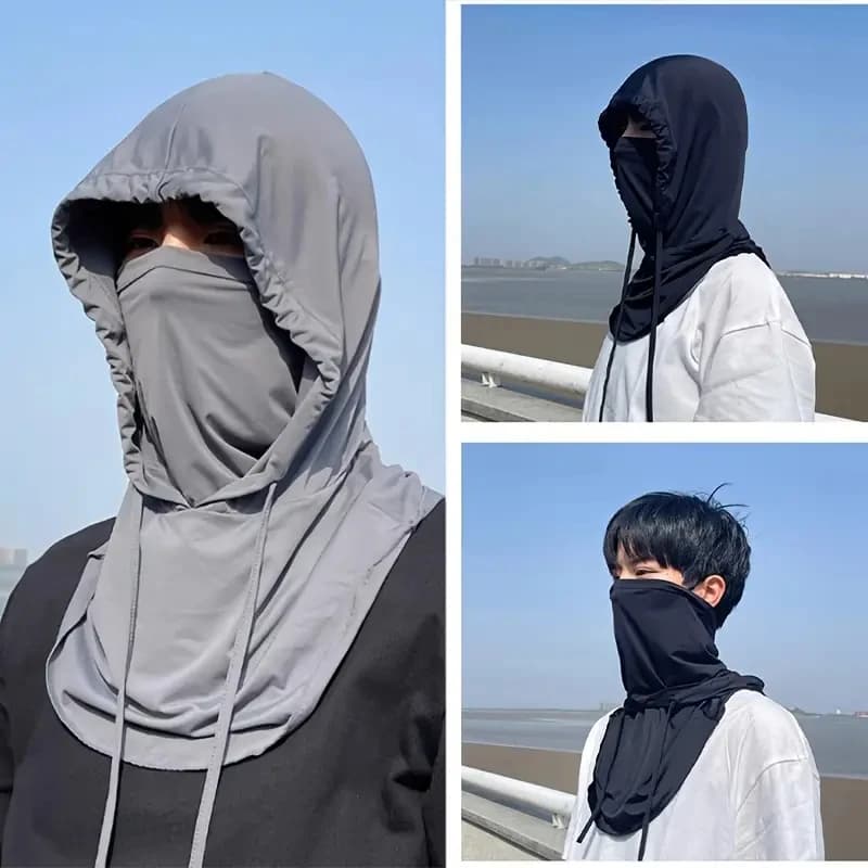 360 Degree Lightweight Cooling Hood Sun Protection Shroud Mask, for Outdoor Activities, Fishing, Surfing, Swimming,