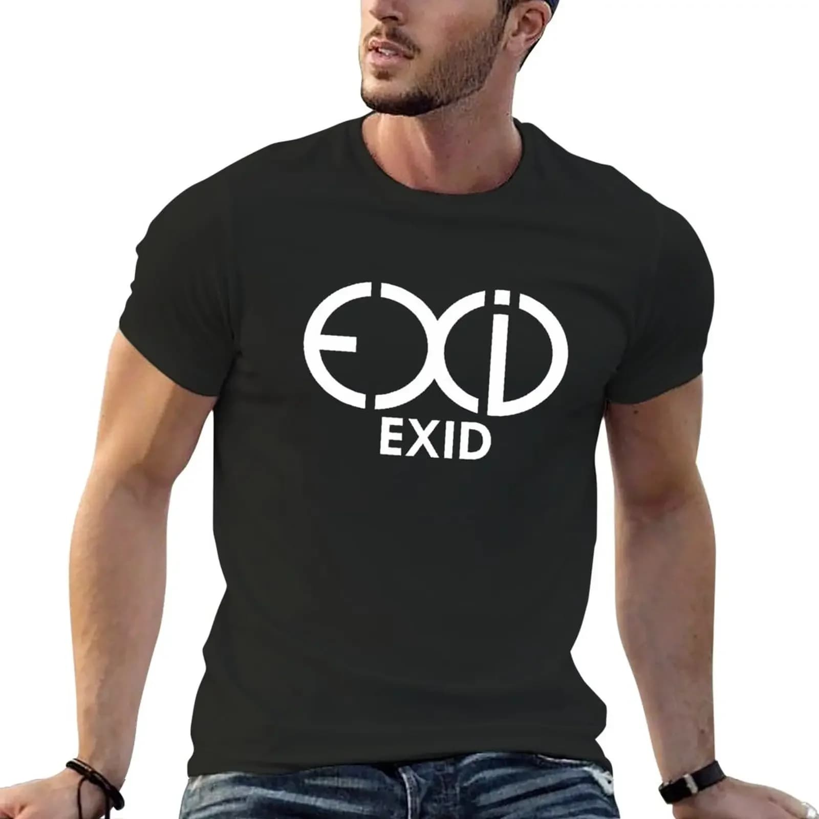 EXID White T-Shirt summer clothes hippie clothes aesthetic clothes graphics t shirt clothes for men