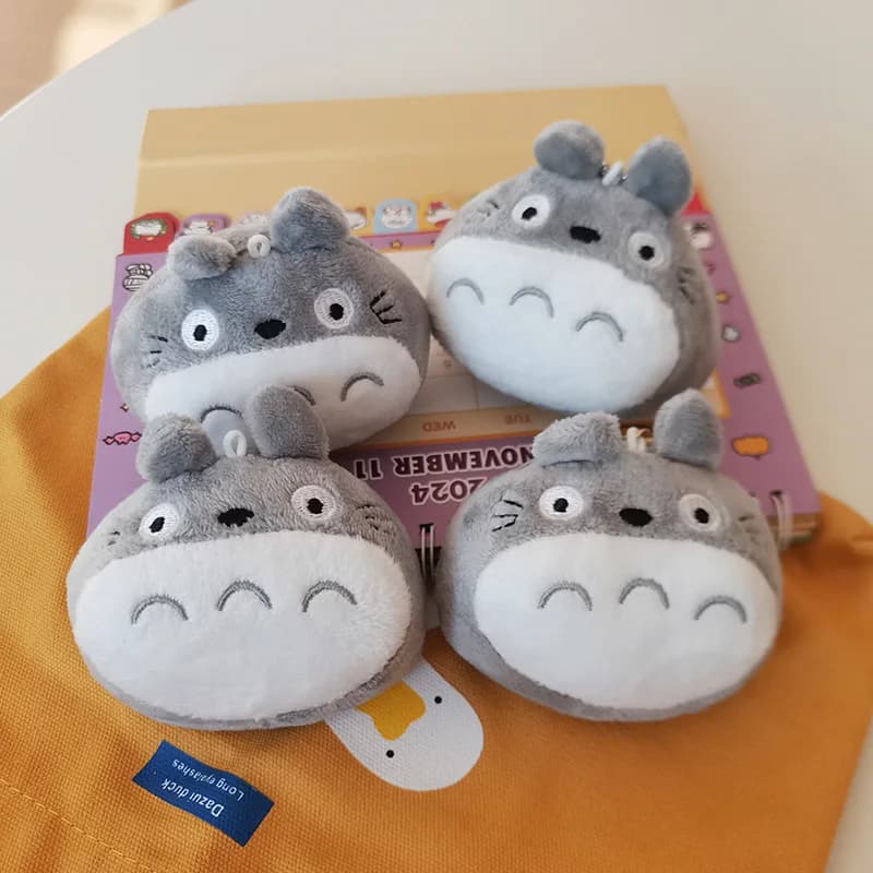 Cartoon Totoro Keychain Cute Doll Keyring Fashion Couple Bag Ornament Key Chain Car Pendant Gift