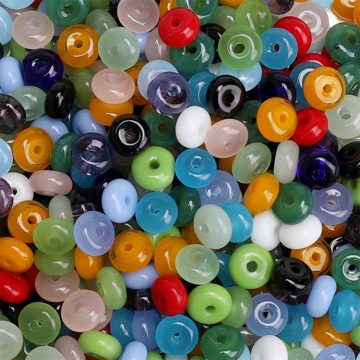 60G/Bag Domestic Super Excellent Glass Rice Beads Wheel Beads Unique Loose Beads Handmade DIY Jewelry Bracelets Earrings Accesso