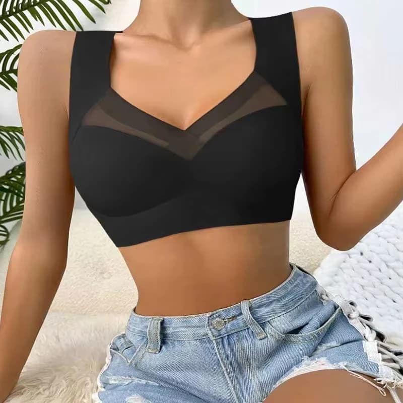 2 PCS bra for women Underwear Seamless Bra Women Is Sexy Large Size Tops Support Small Comfortable No Steel Ring Underwear linge