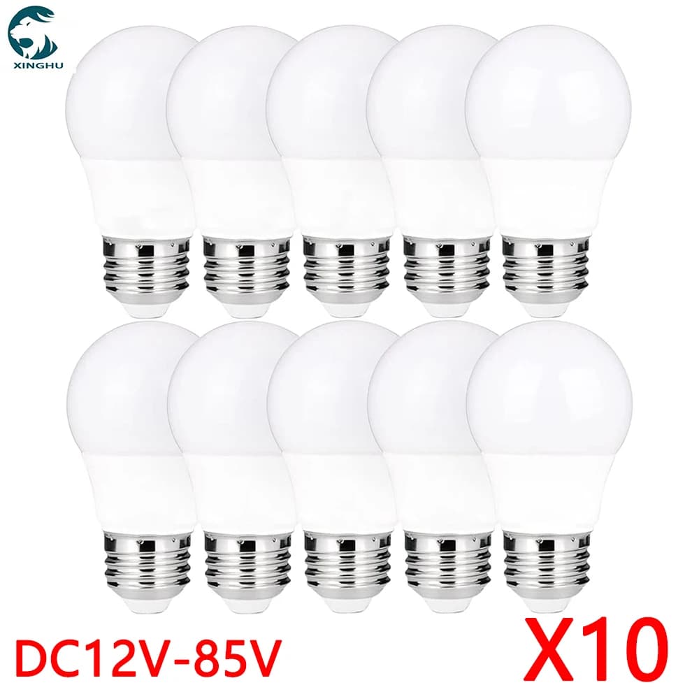 10pcs DC12V-85V LED Bulb Lamps E27 E14 DC12V 24V 36V 85V 3W 6W 9W 12W 15W 18W 20W Lampada Bombilla Table Light Lighting