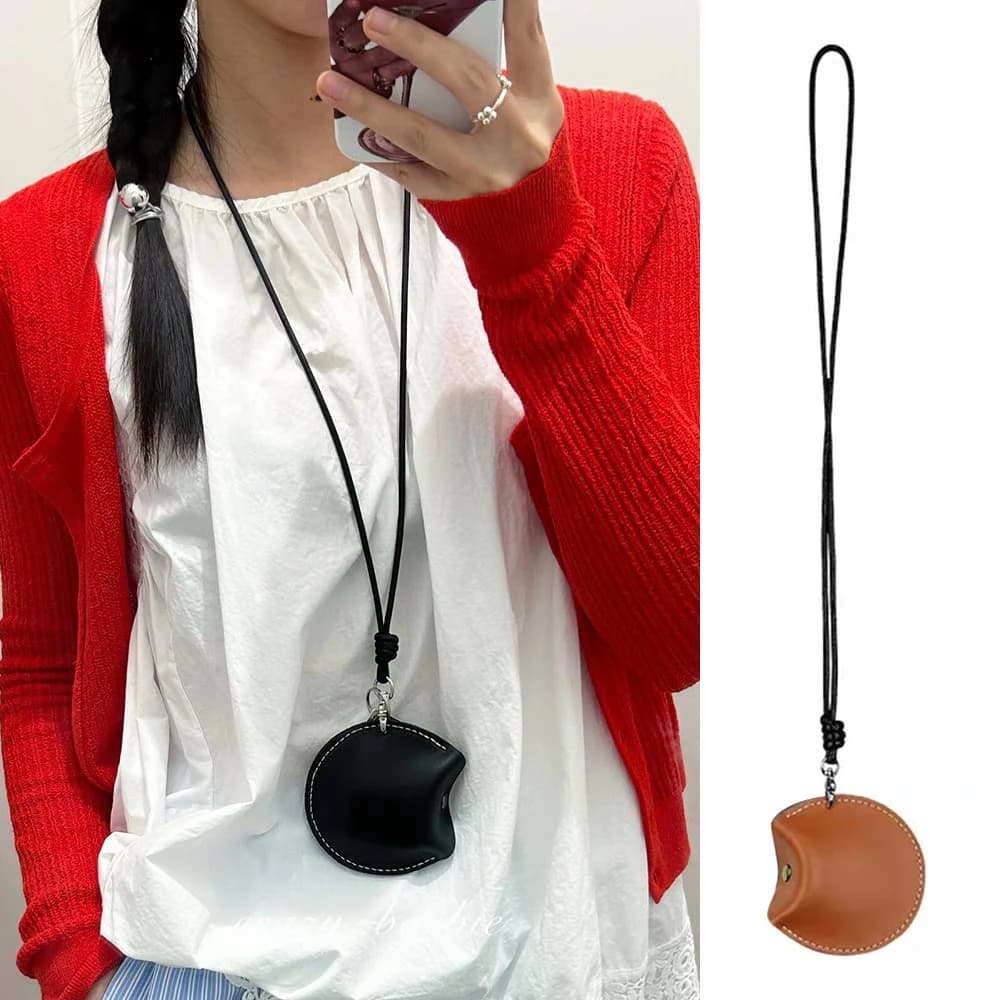 Necklace Earphone Carrying Case Digital Accessories Hanging Bag Earphone Storage Bag Fashion Women Purse Wallet Coin Purse