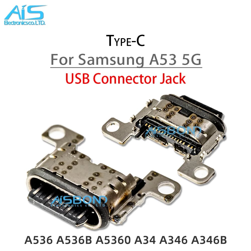 10Pcs/Lot Type-C USB Charging Port Jack socket charger Connector dock For Samsung Galaxy A53 5G A536 A536B A5360 A34 A346 A346B