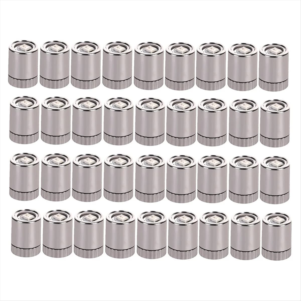 36Pcs Miniature Lights for ,Miniature LED Lights for Handcraft,Mini Spot Lights Battery Operated(Warm White)