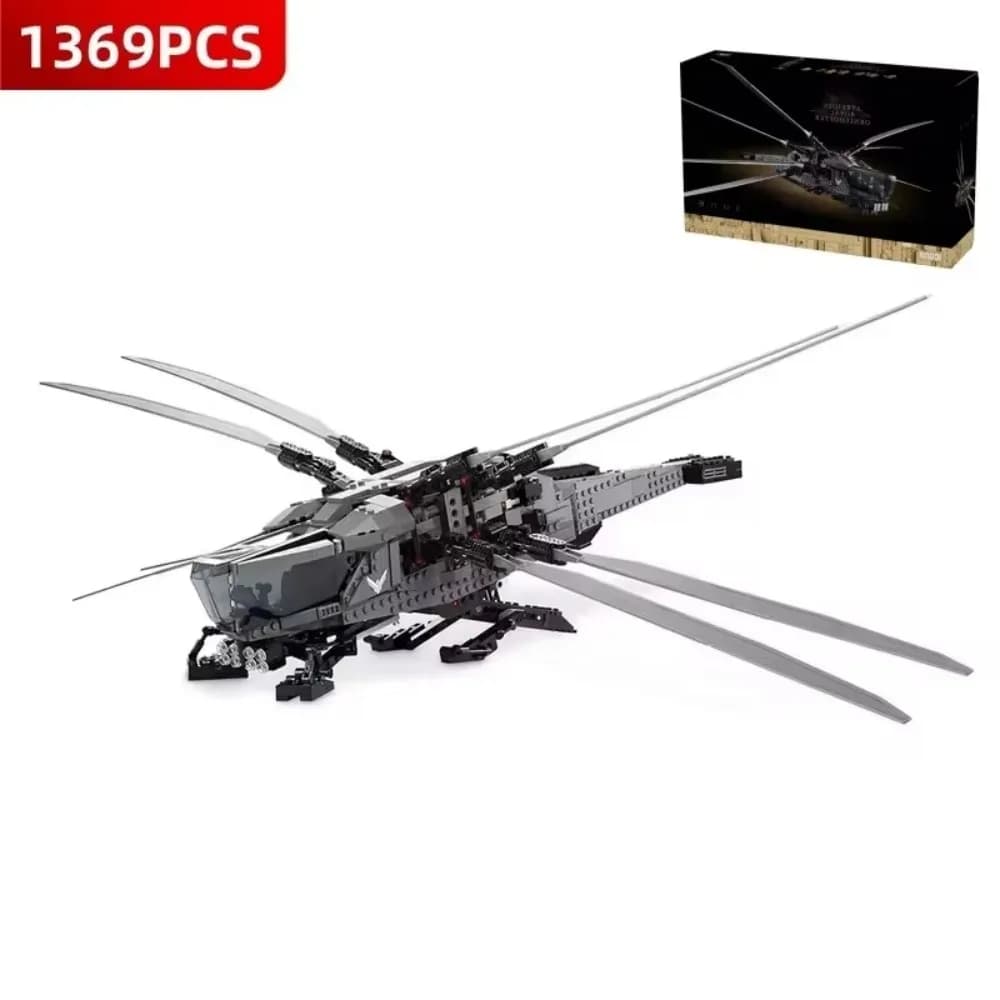 Royal Atreide Bird Wing Aircraft Assembly Kit Razor Falcon Spacecraft Toy Model Best Holiday Gift for Children and Adults