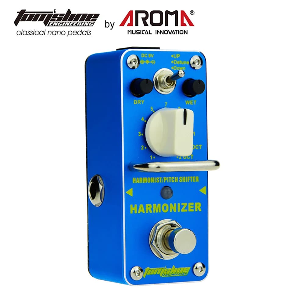 Aroma AHAR-3 Harmonizer Electric Guitar Effects Pedal Pitch Shifter Mini Single Effect with True Bypass Guitar Parts Accessorie