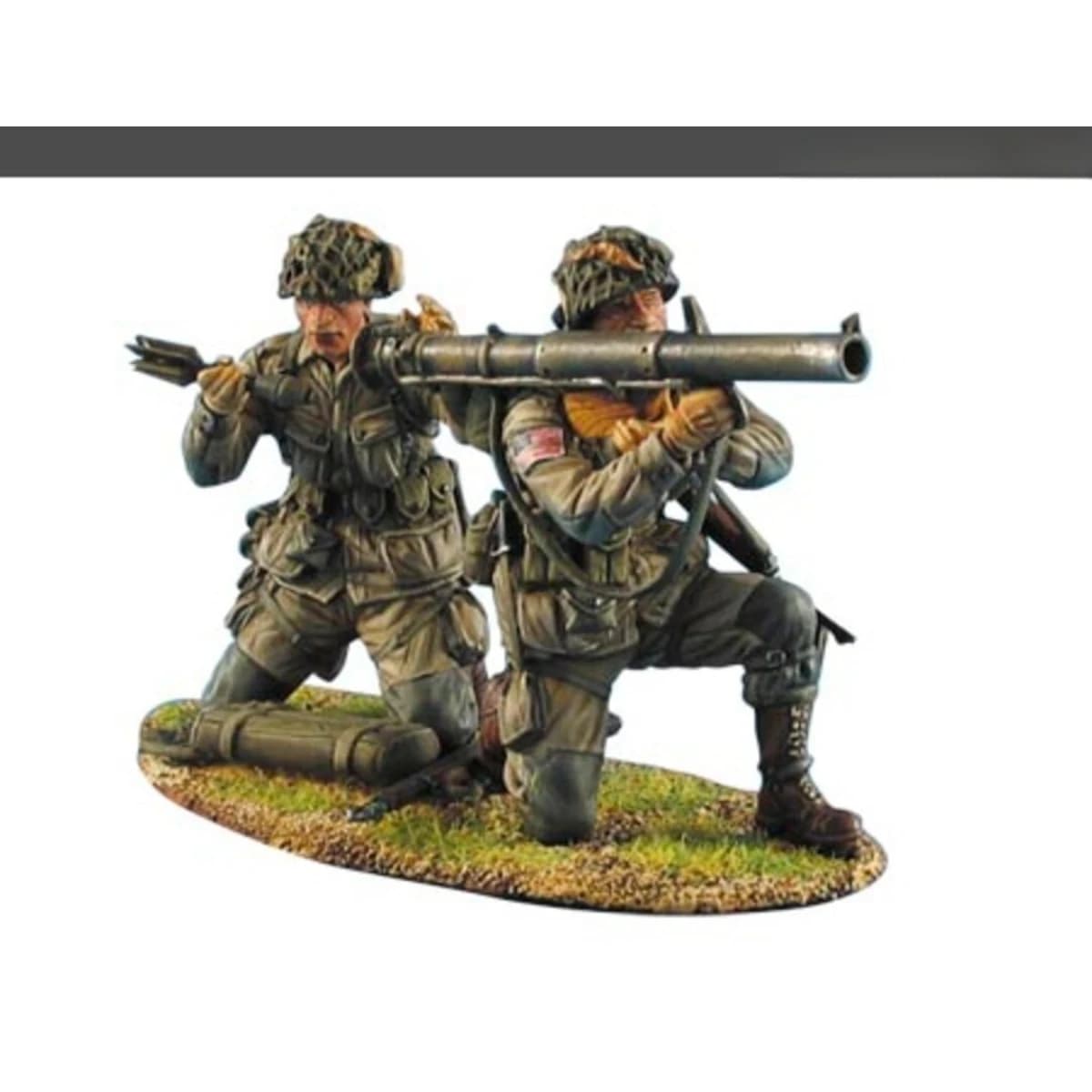 1/35 Resin Figure unpainted Model Kit, United States Airborne Parachute Rocket Team, unassembled and unpainted GK, 879R