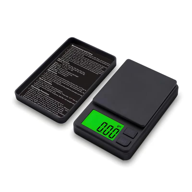 Precision Pocket Scale 1000g X 0.01g - Digital Gram Food Jewelry Ounces/Grains Scale Digital Pocket Scale Mini Scale Tiny Scale