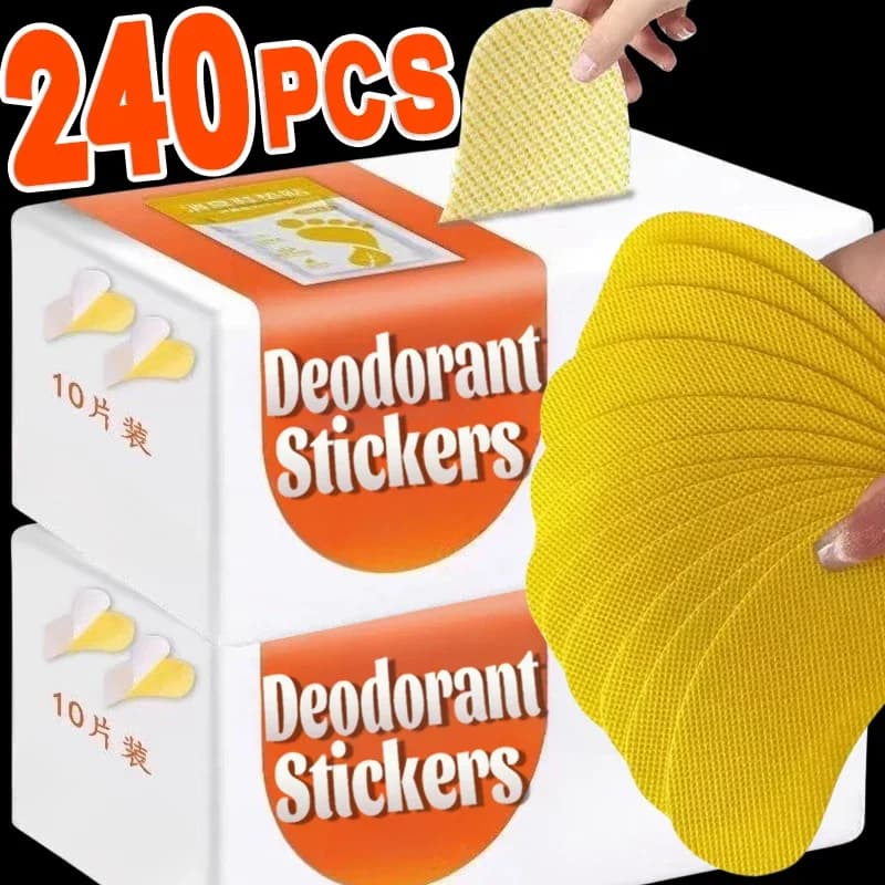 12/240pcs Shoes Deodorant Sticker Deodorant Foot Odor Deodorants Sneaker Smell Fresh Fruity Aroma Insole Sterilization Sticker