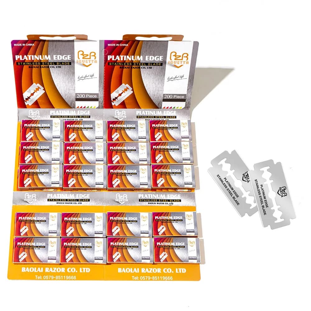10/20/50 Pcs Stainless Steel Shaver Blades Men Double Edge Razor Sharp Thin Blade Face Care Manual Razor Blade Shaving Tool