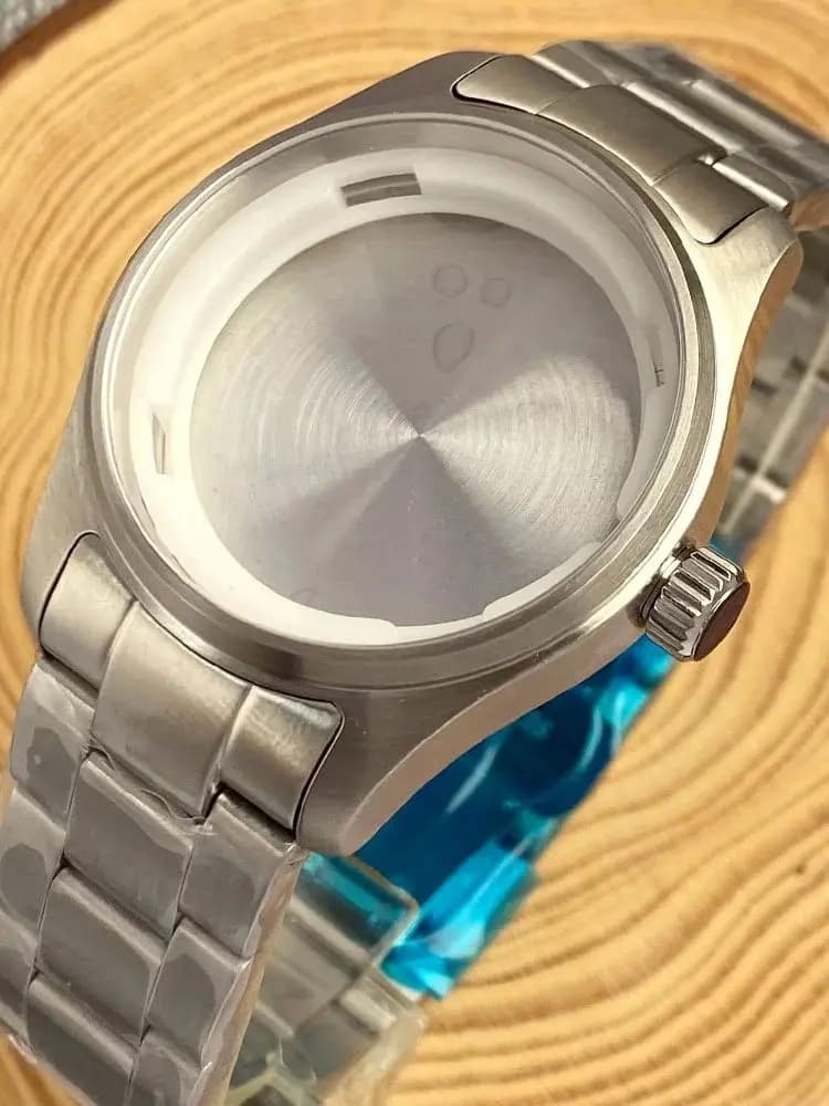 20ATM Tandorio 39mm Stainless Steel Pilot Brushed Watch Case Sapphire Glass Fit NH35 NH36A ETA2824 PT5000 Automatic Movement