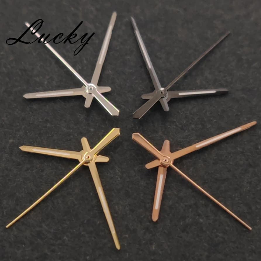 NH35 Watch Hands Green Luminous Black Silver Gold Rose Watch Accessories for NH35/NH36/4R/7S Movement
