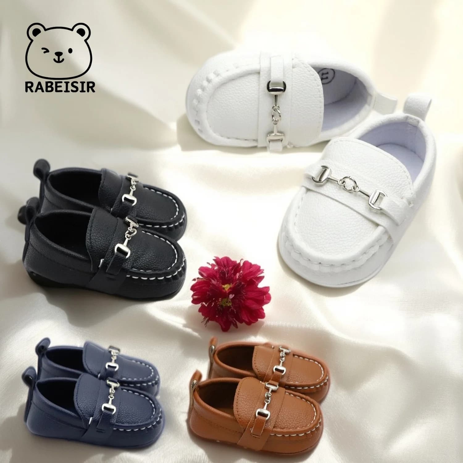 Casual Slip On Low Top Loafer Shoes For Baby Boys, Lightweight Comfortable Non Slip Flat Shoes For Indoor Outdoor Walking, Sprin