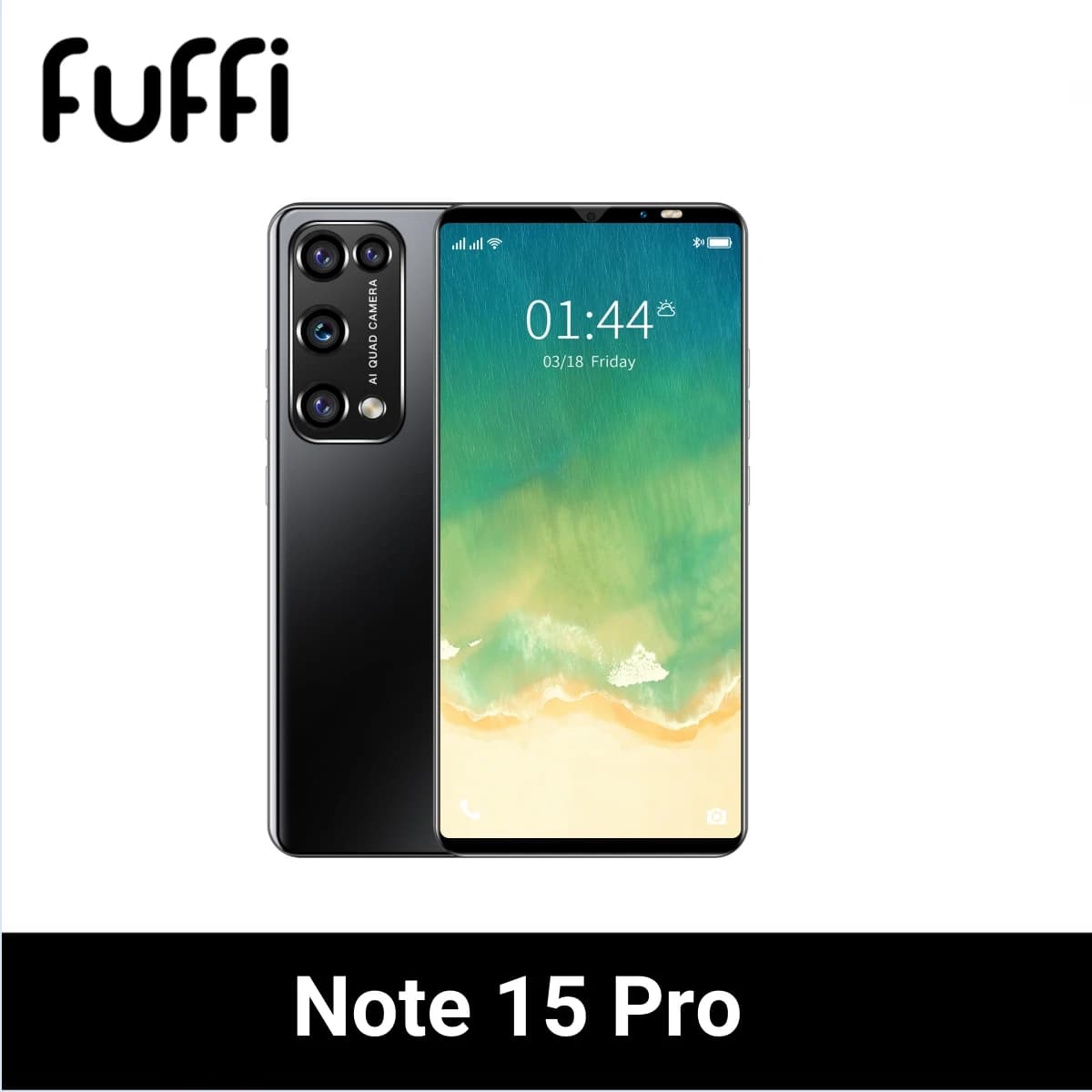 FUFFI-Note 15 Pro,Smartphone,5.45 inch,Dual SIM,2+32GB ROM,Cellphones Android,2+8MP,Google Play Store,2200mAh,Mobile phones
