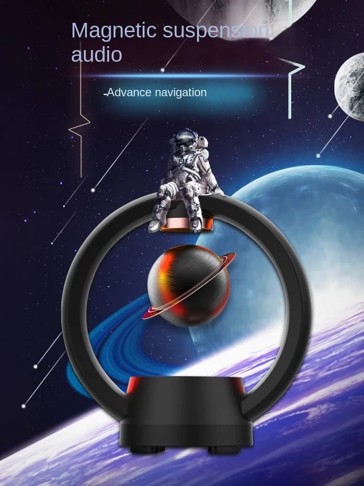 Magnetic levitation globe, Bluetooth sound system, tea room atmosphere light, advanced wireless Bluetooth speaker