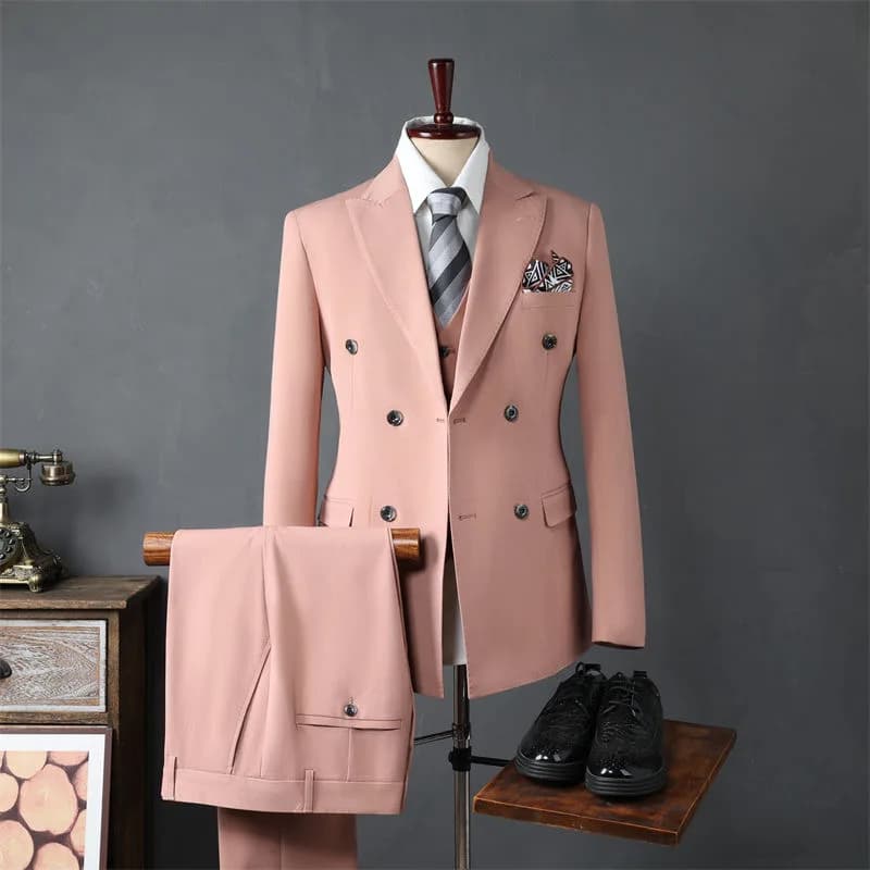 6 Men’s Slim Suits Groom’s Suits