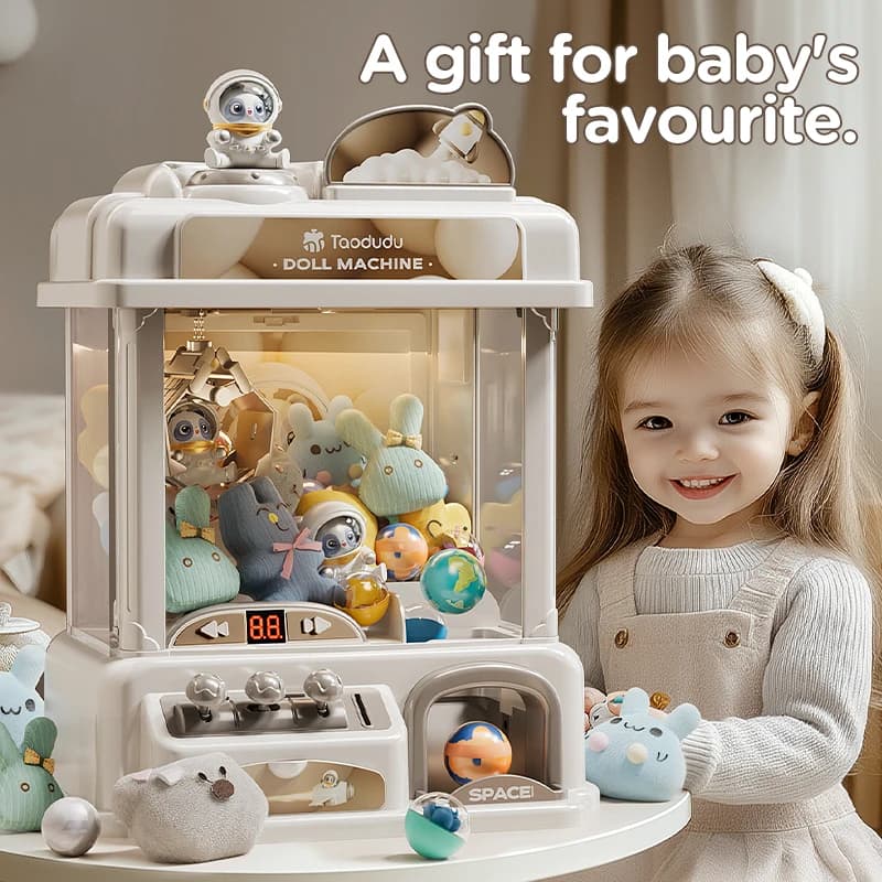 Children's toy claw machine clip doll game machine puppet doll