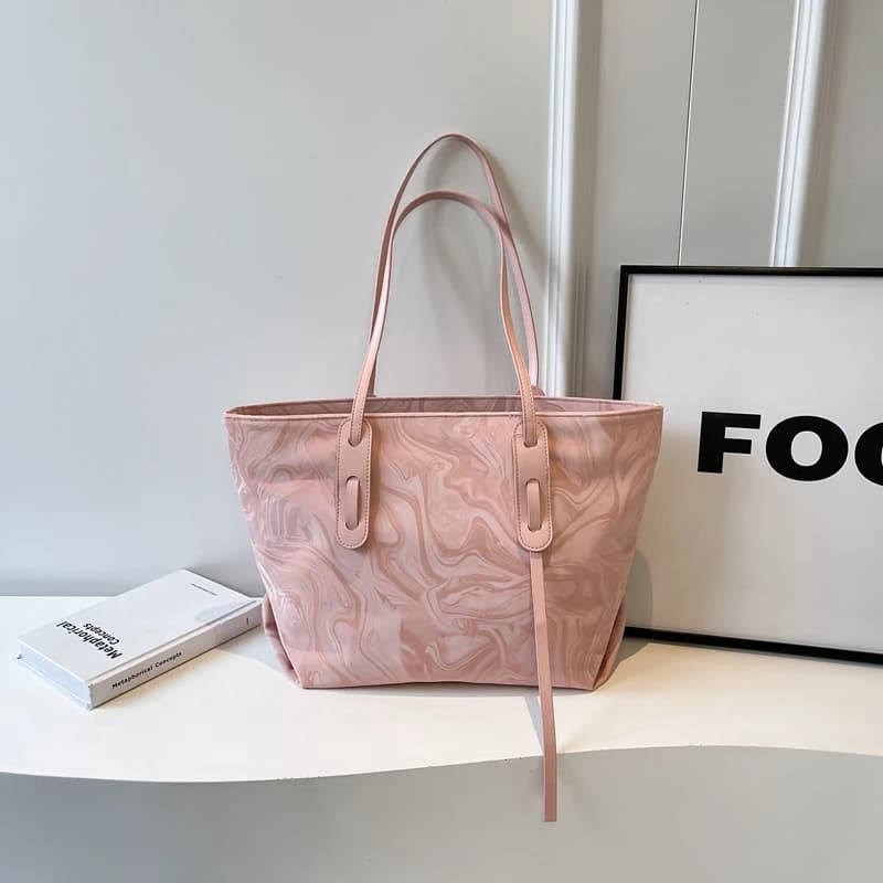 PU Soild Large Capacity Shoulder Bags Casual Classic Tote Bags for Women 2025 High Quality Versatile Hot Sale Totalizador