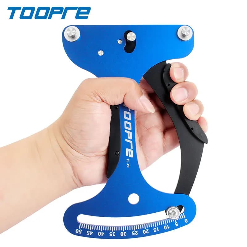 TOOPRE Mountain Bike Spoke Tension Gauge Mountain Wheel Set Ring Elastic Measuring Device Slant Swing Correction Tool