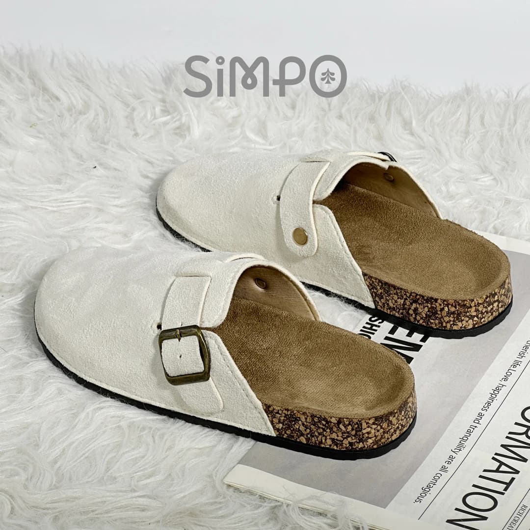 Women And Men's Outdoor Slides Casual Closed Toe Sandals For Adults Flannel Upper Fashion Slippers Non-slip Slip-on All Season