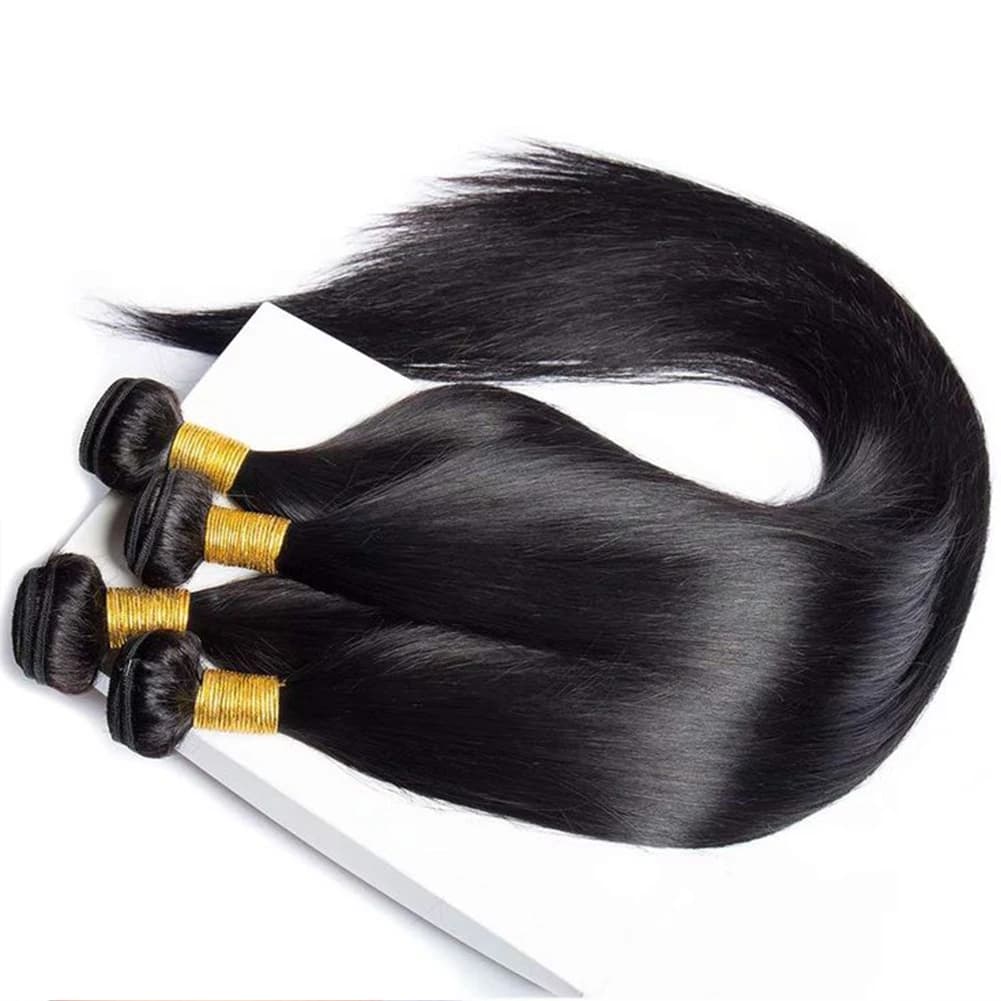 Raw Virgin Unprocessed Straight Bundles Human Hair 3/6 Pcs 100% Human Hair Brazilian Straight Human Hair Bundles Extensions