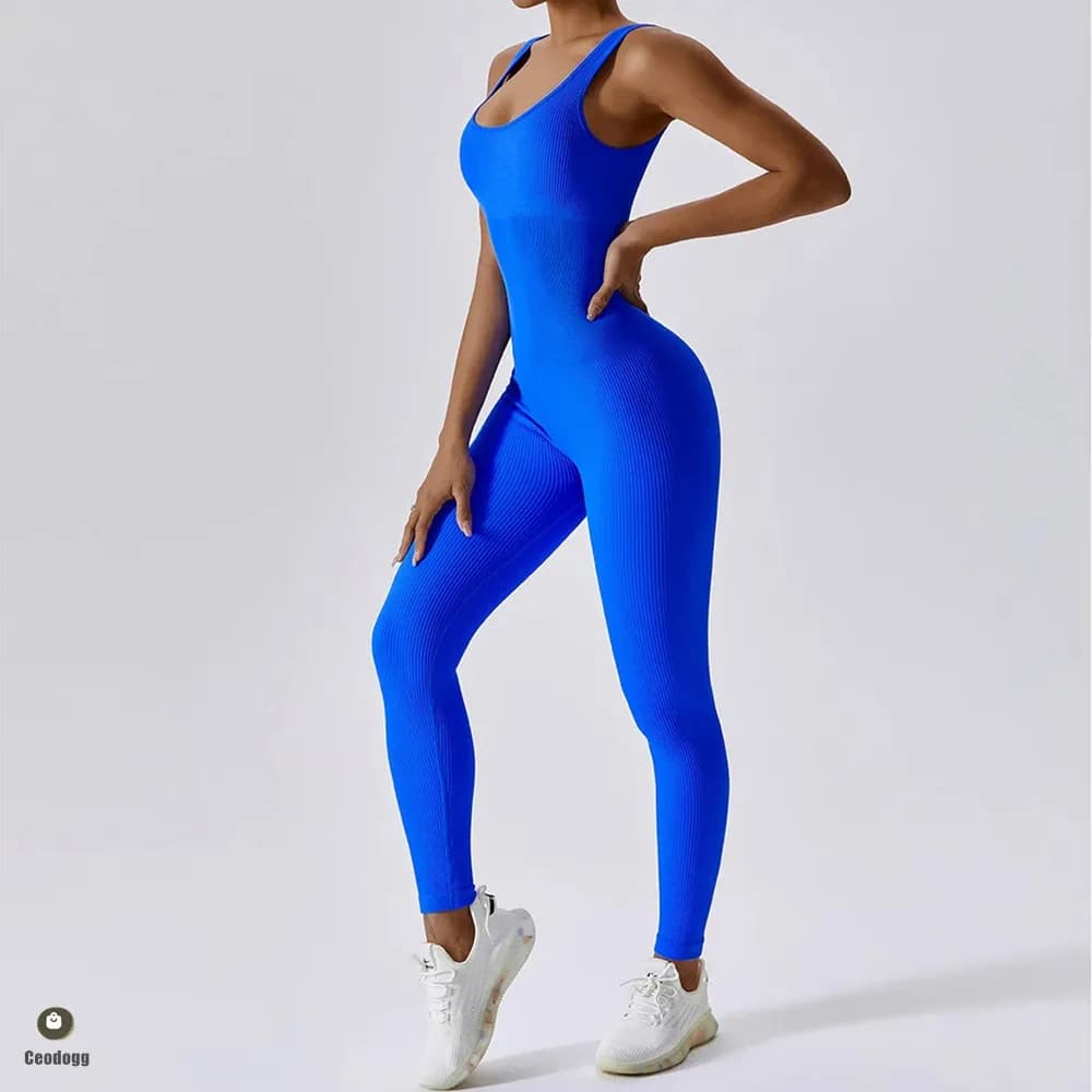 2025 Pad Seamless One Piece Yoga Suit Jumpsuit Belly Tightening Fitness Workout Set Bodysuit Gym Clothes Push Up Sportswear