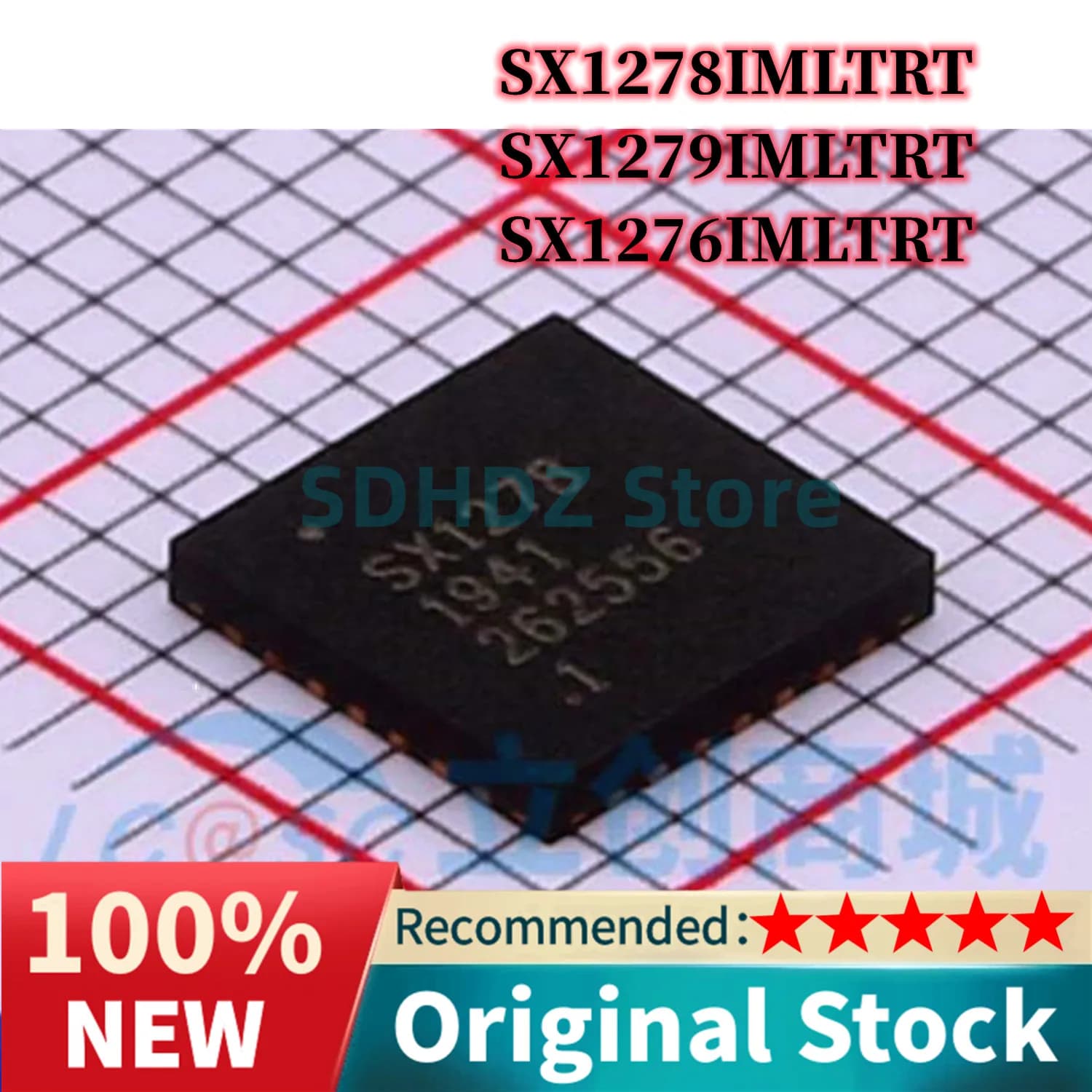 New IC Chip SX1278IMLTRT SX1279IMLTRT SX1276IMLTRT SX1278IMLT SX1279IMLT SX1276IMLT SX1278 SX1279 SX1276 QFN28