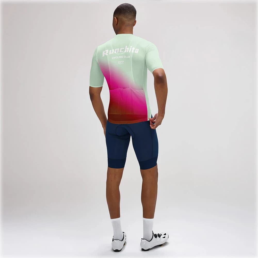 Maillot Ciclismo Hombre RUNCHITA Cycling Jersey Short Sleeve Summer MTB Maillot Shirt Downhill Jersey Pro Team Bicycle Clothing