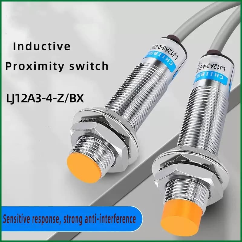 Proximity switch inductive proximity sensor detection switch NPN/PNP NO NC 2-4mm detection distance gold M12 sensor switch