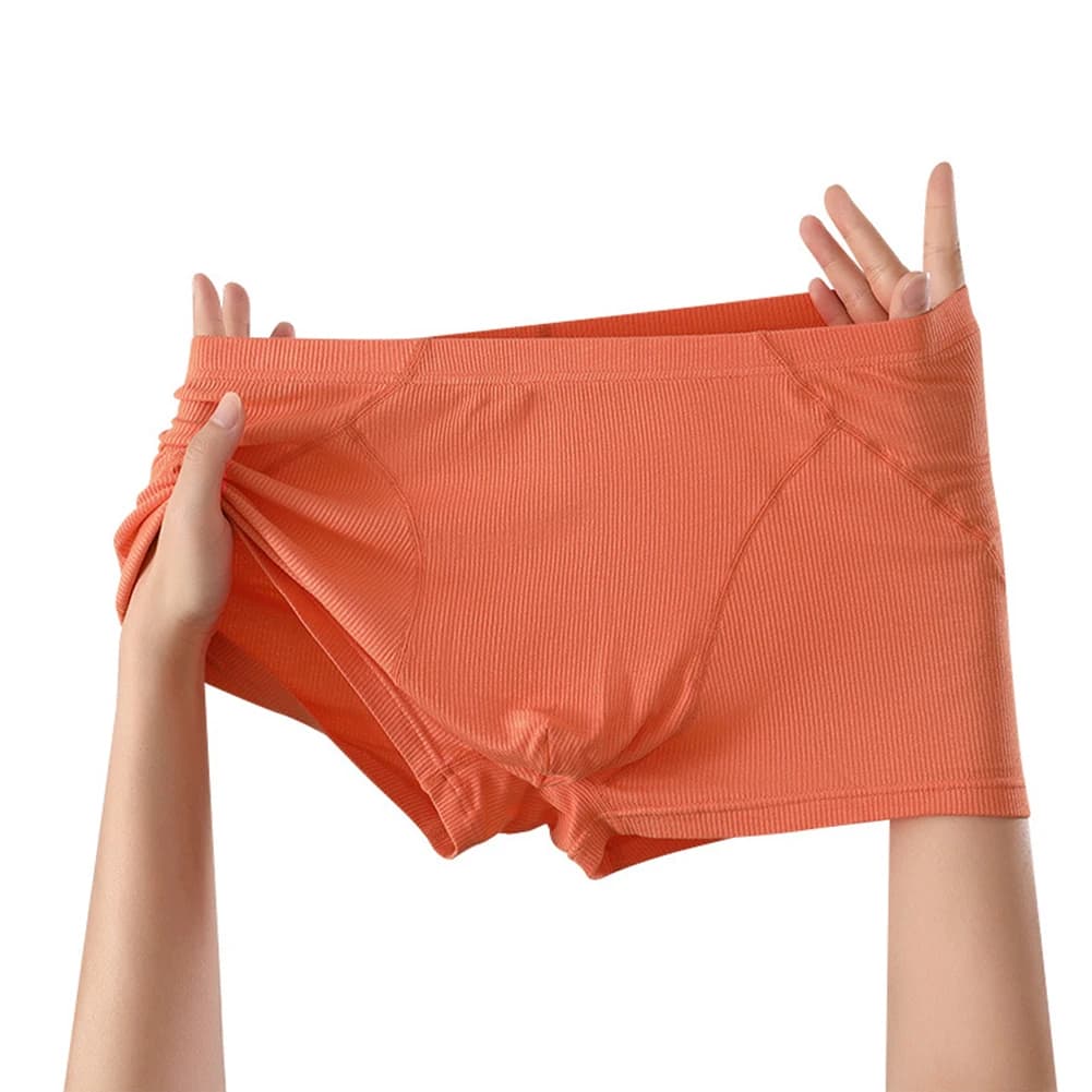 Men Sexy Stretch Lingerie Threaded Trunks Shorts Bulge Pouch Briefs Ultra-Thin Underwear Hombre Breathable Underpants