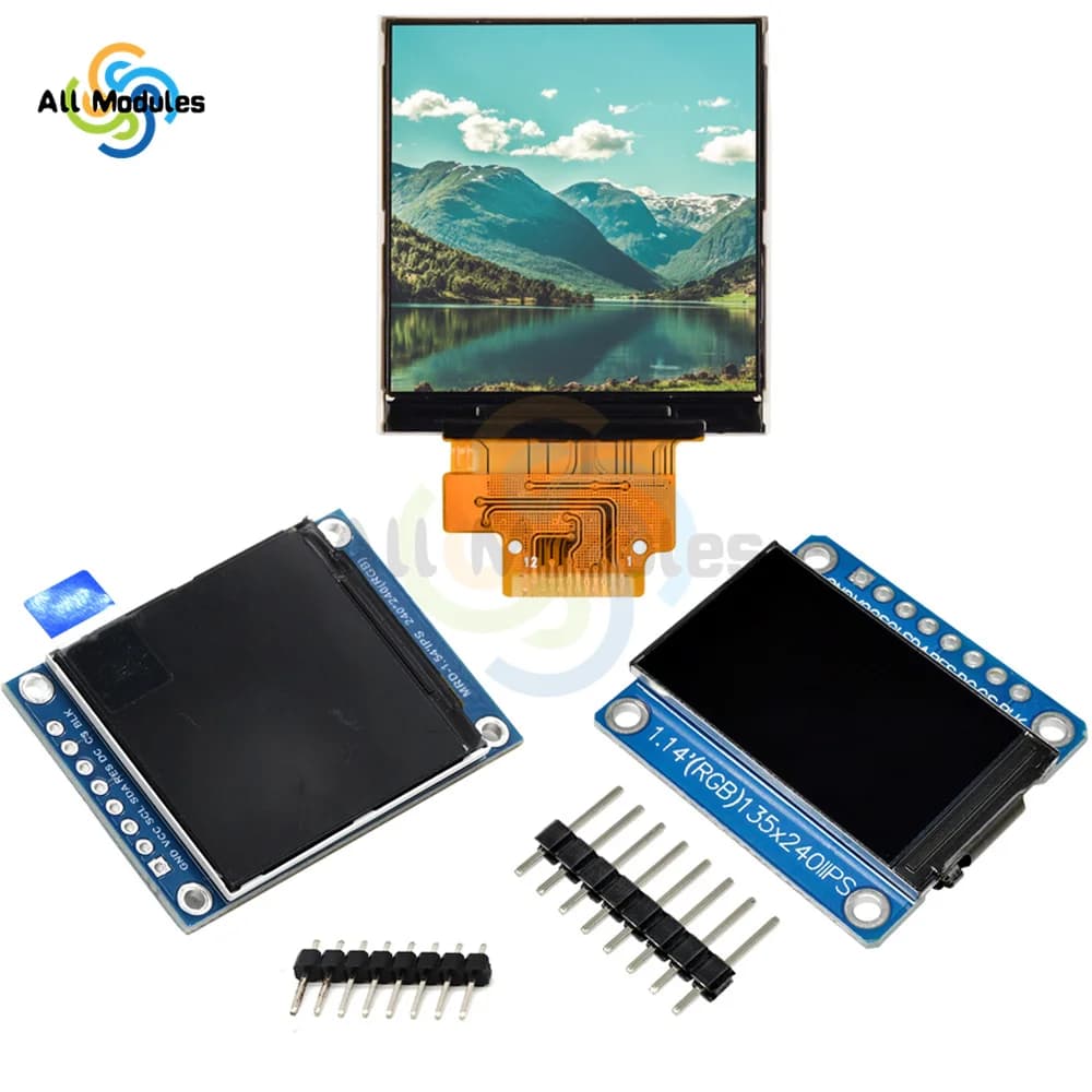 IPS 1.54/1.14 inch TFT LCD display ST7789 ST7789V Drive IC SPI HD TFT LCD Color Display Screen