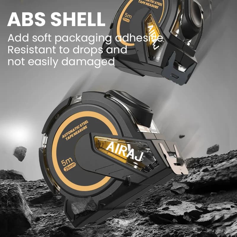 AIRAJ 3M to 10M Metric and imperial system Self-Locking Tape Measure , High - Precision Straightedge Measuring Tool Hand Tool