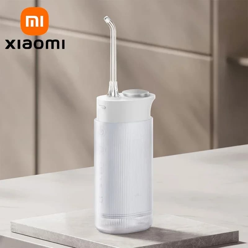 XIAOMI MIJIA Oral Irrigator F400,Portable Cordless Water Dental Flosser Teeth Pick,4 Mode,200ml Water Tank,Electric Waterflosser