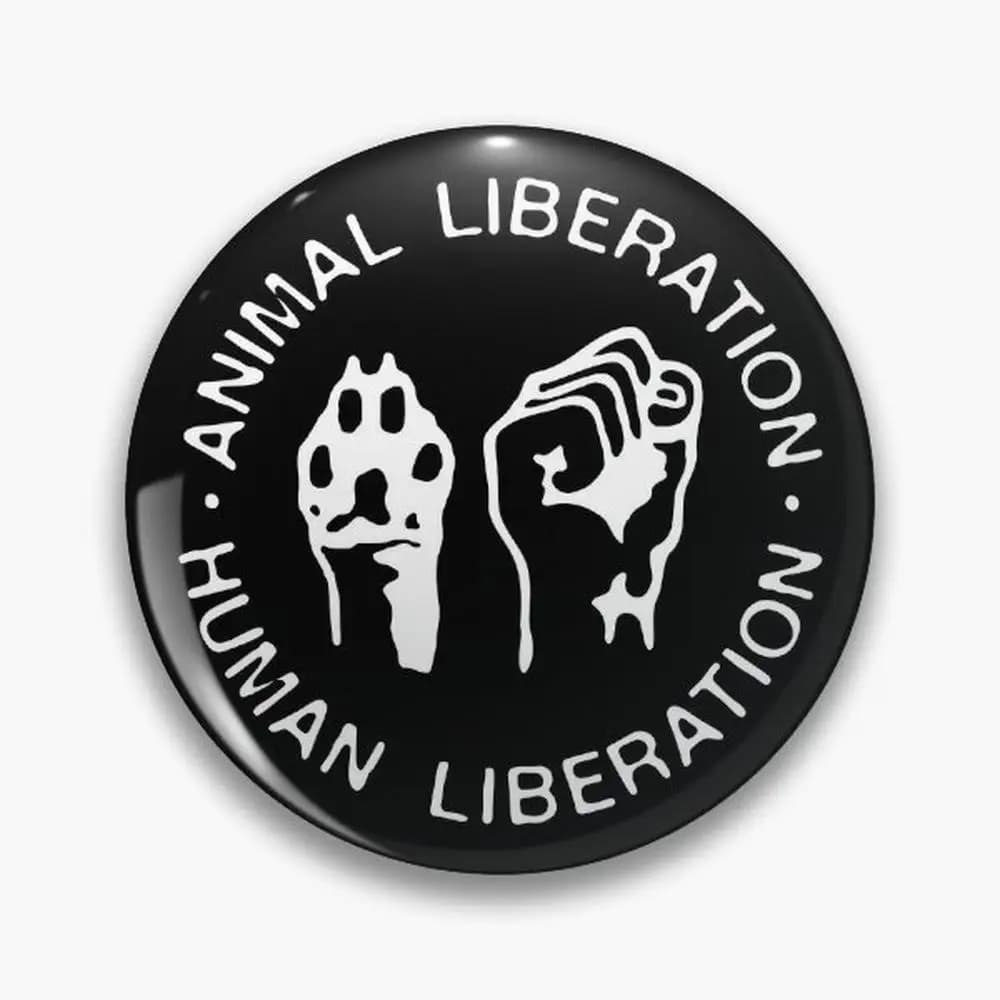 Animal Rights Liberation Human Pin Buttons Brooches Jewelry Accessory Customize Brooch Fashion Lapel Badges