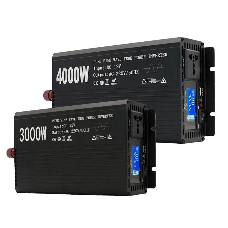 Sine Wave Inverter 12V24V to 220v3000W Car Household High Power Solar Outdoor