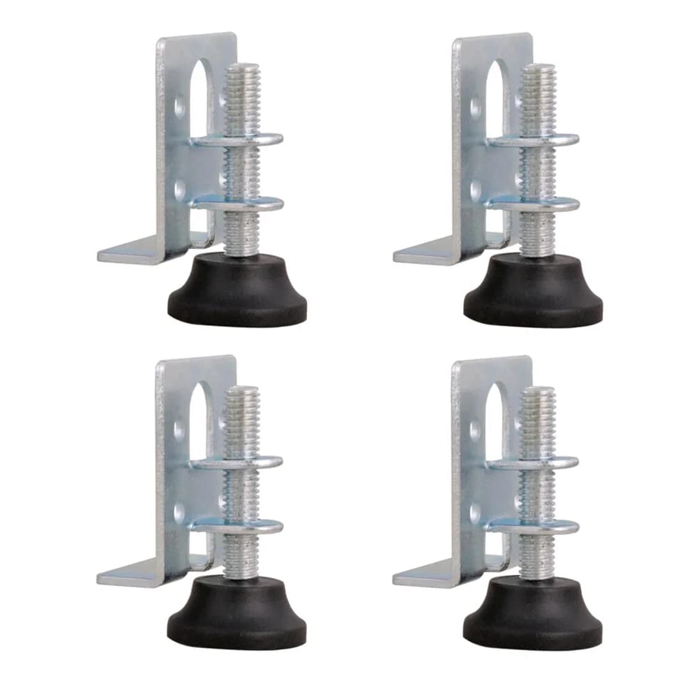 4 Pcs Adjustable Level Feet Furniture Mat Carbon Steel Desk Support Wardrobe Leg Leveler Bracket Cabinet Corner Accessories