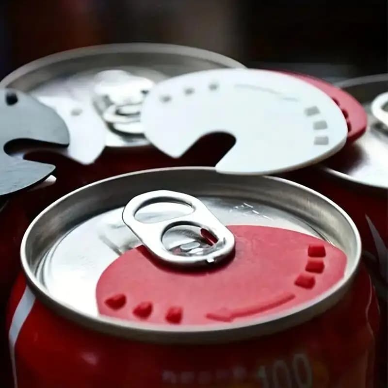5pcs, Beverage Can Cap, Canlock Reusable Can Lid, Canlock Beverage Can Lid, Barricade Soda Protector