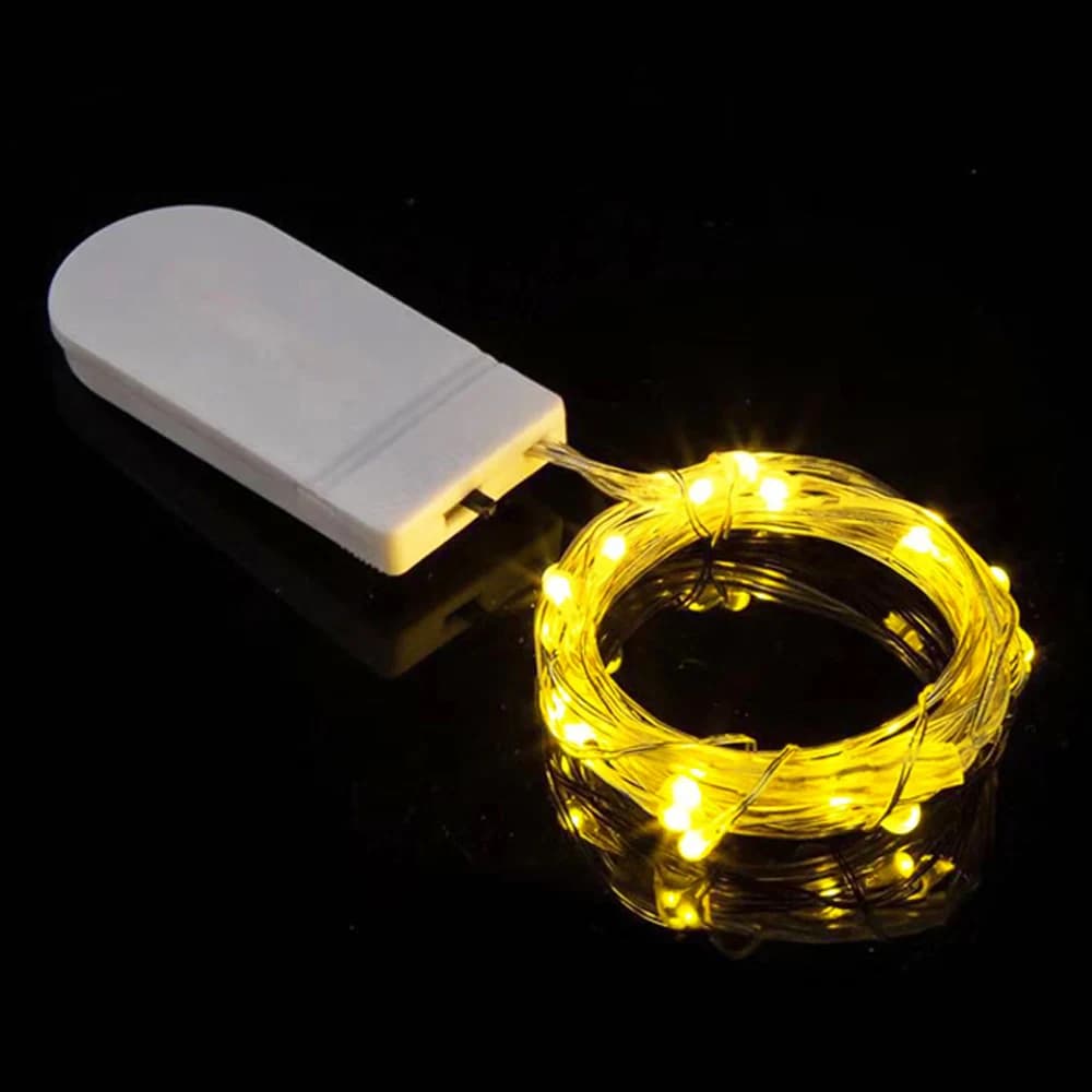 1M 2M 3M 5M Waterproof without battery Fairy Light LED Mini Christmas Light Copper Wire String Light For Wedding Garland Party