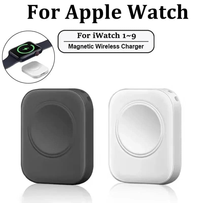 Portable Magnetic Watch Wireless Fast Charger for iWatch series 9 8 7 6 5 SE Type C convert Charger for iWatch Series 6 5 3 2 1