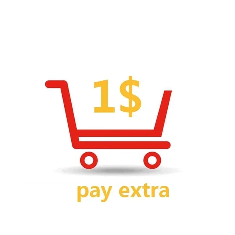 Additional fees/costs are only used for the balance of your order/shipping costs