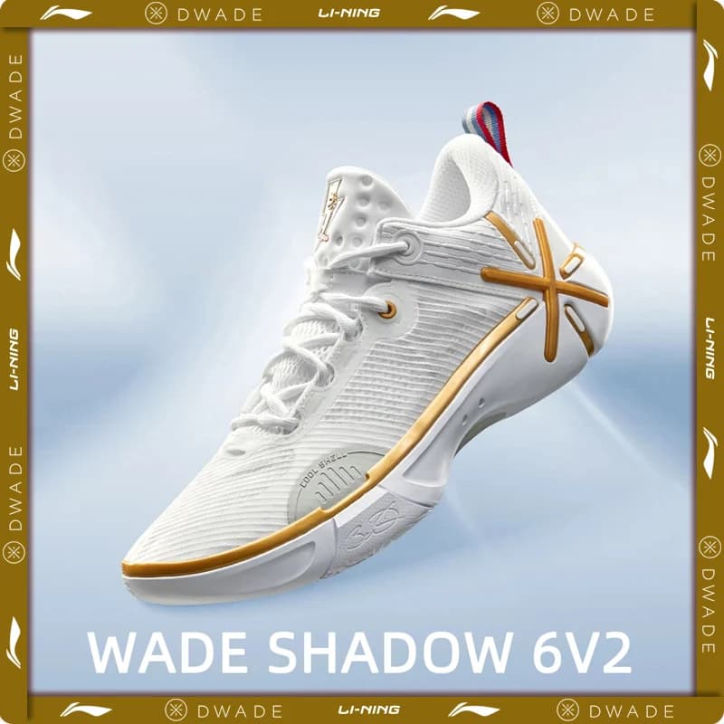 Li-Ning Men WADE SHADOW 6V2 On Court Basketball Shoes BOOM Cushion Wearable Sport Shoes LiNing Stable Support Sneakers ABPV021