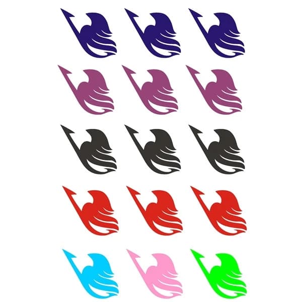 Brdwn Tail Body Sticker Natsu Elza Gray Lucy Zera Yuri Zero Cosplay Tattoos Waterproof Stickers