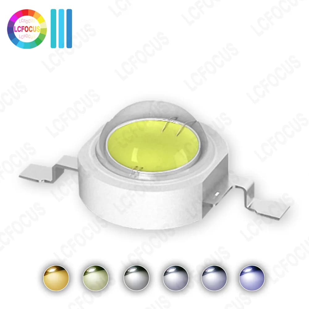 High Bright 1W 3W 5W Warm Natural Pure Cool White LED Chip COB 3000K 4000K 6000K 10000K 20000K 30000K For 1 3 5 Watt Light Beads