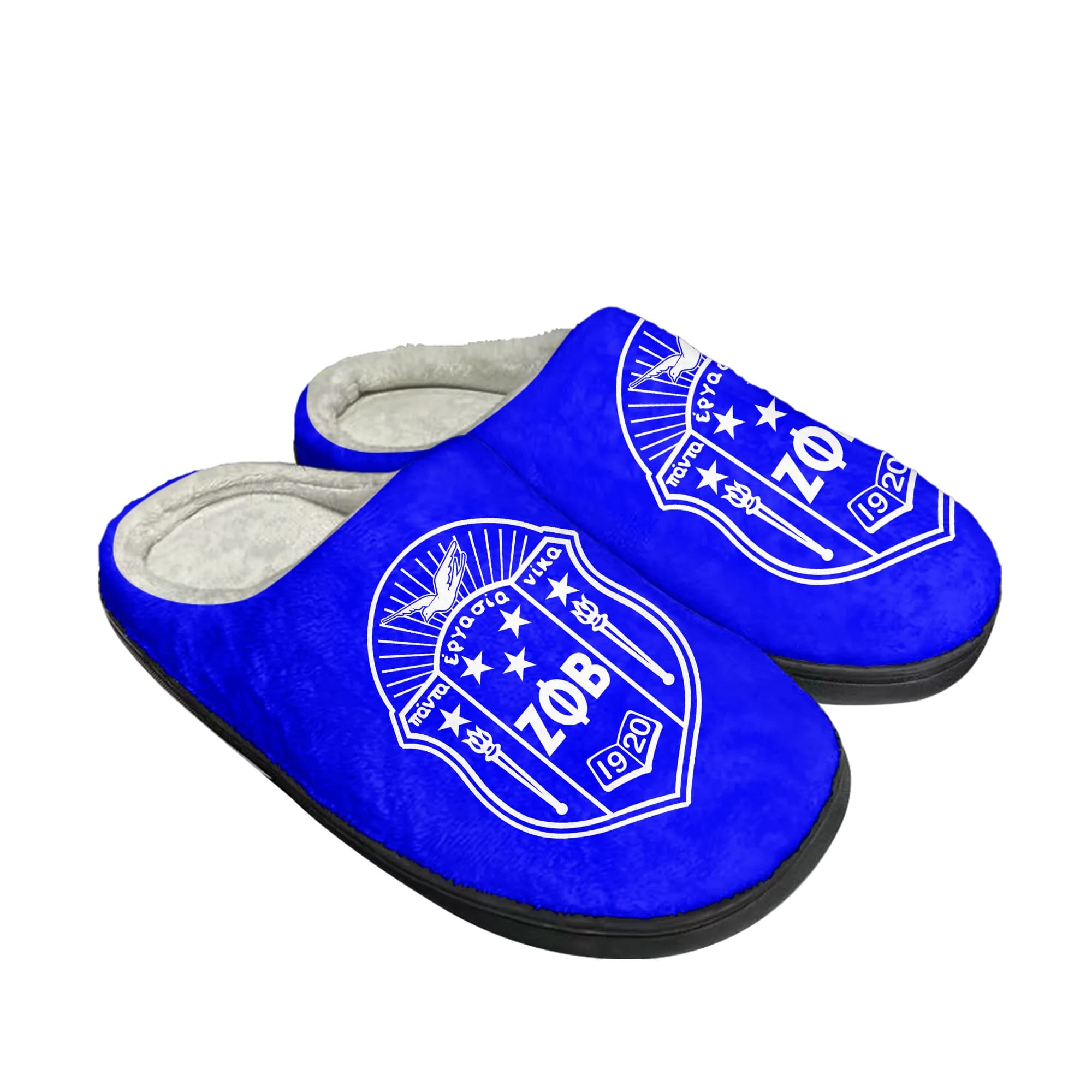 zeta Sorority ZPB 1920 Home Cotton Slippers phi beta Mens Womens Plush Bedroom Casual Keep Warm Shoes Indoor Customized Shoe