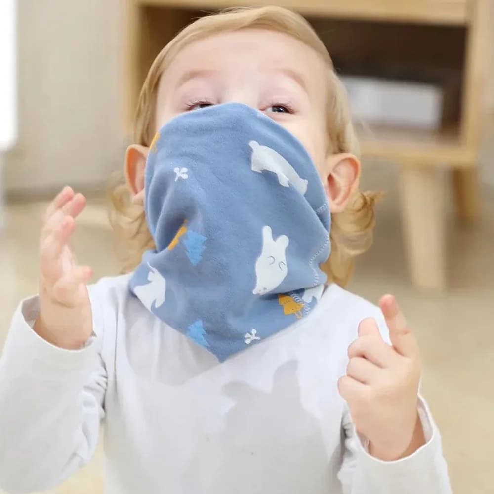 Spring Autumn Children Scarf Kids Child Cotton Scarf Boys Girls O Ring Scarf Children Collar Child Neck Scarf Neckerchief