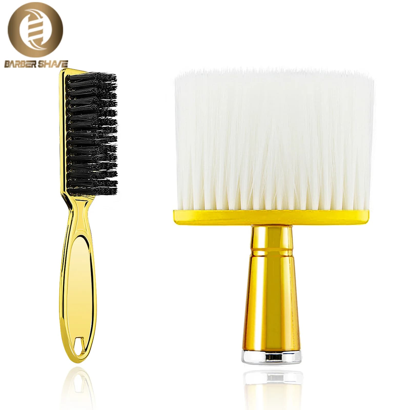 Pro Barber Brush Set Salon Hairdresser Clean Brushes Neck Duster Brush Clipper Cleaning Hairbrush Barbershop Styling Supplies