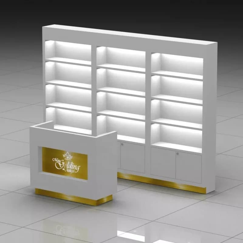 custom,Hair Store Wall Wig Display Shelf Professional Wooden Wig Hair Display Stand Furniture Hair Extension Display Shelves