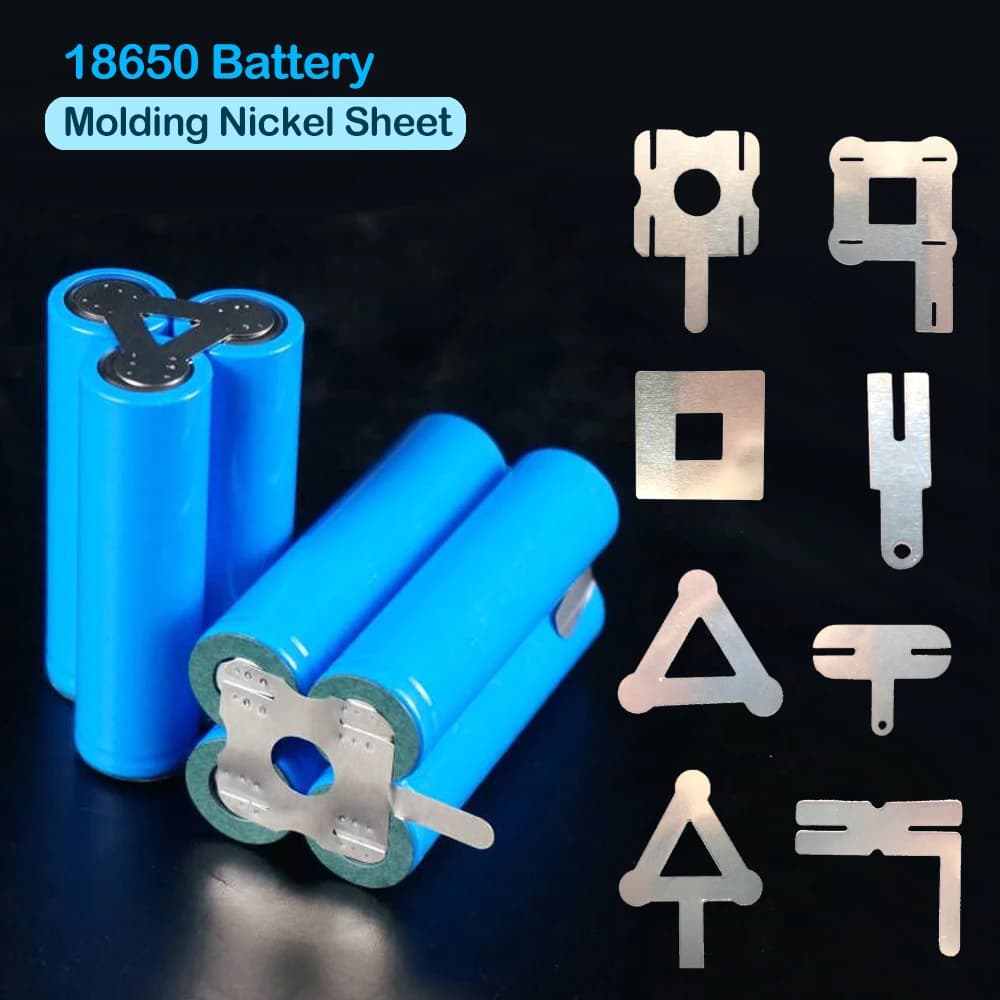 30pcs/pack Nickel Tape Strip For 18650 Battery 0.12mm Thickness Nickel Sheets Spot Welding Nickle Plated Connector Welding Nicke