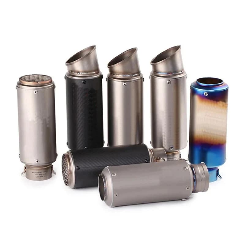 Universal 51mm/60mm Motorcycle exhaust with DB killer Motorcycle Exhaust Pipe Muffler Carbon Fiber GP-project Exhaust Pipe